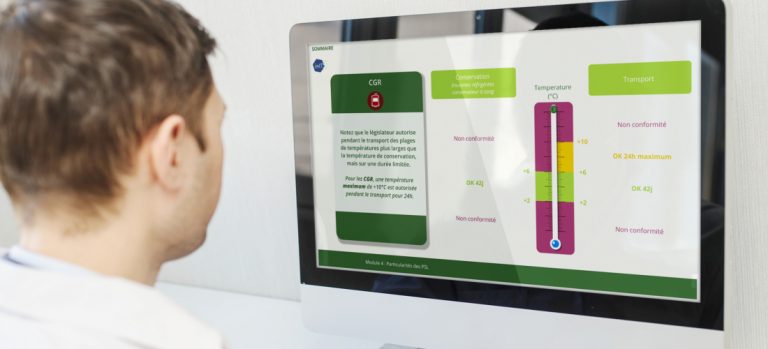 Formation e-learning - Sécurité transfusionnelle & PSL