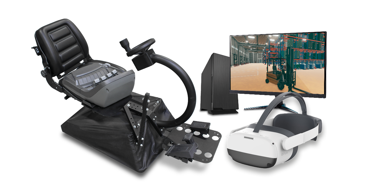 Simulateur de conduite de chariot élévateur à mât rétractable C5 - Audace  Digital Learning